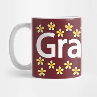 Grace being graceful with flowers Mug